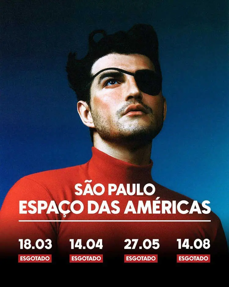 Datas dos shows em São Paulo