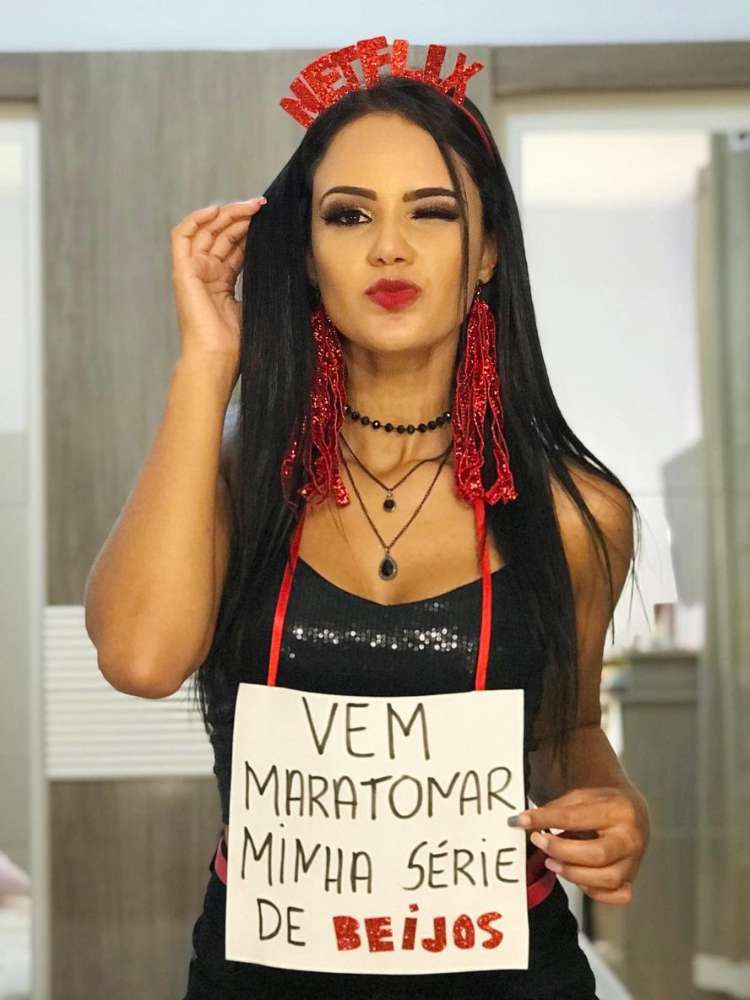 Opção de plaquinhas para look de Carnaval