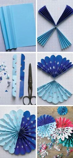 passo a passo como fazer decoração com papel