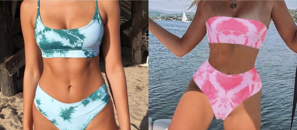 biquíni tie dye verão 2021