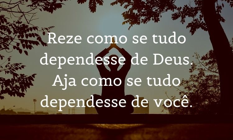 frase religiosa para pensar sobre a vida