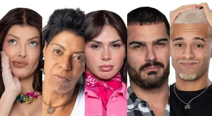 Da esquerda para direita: Jaquelline, Márcia, Nadja, Shayan e WL