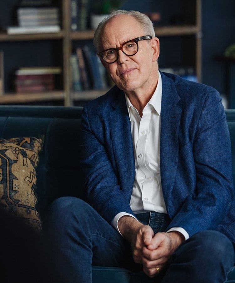 John Lithgow como Alvo Dumbledore na série de Harry Potter