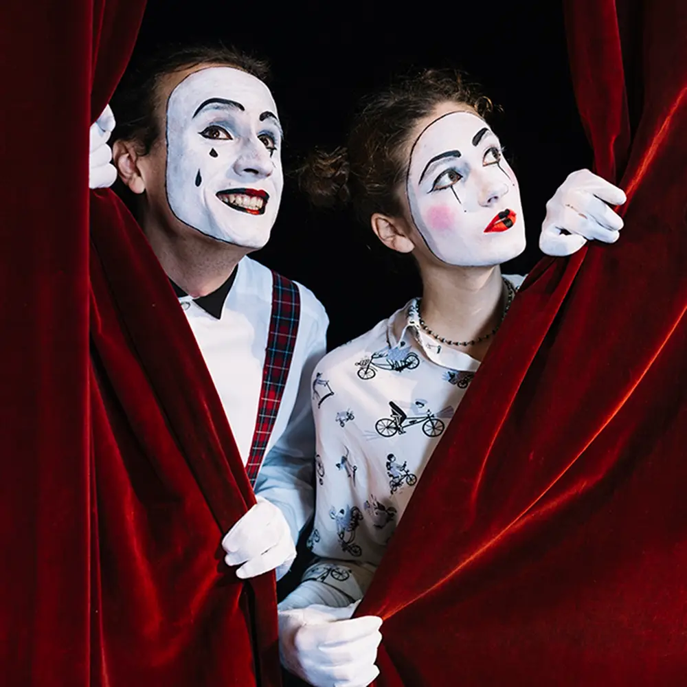 Teatro em casa.