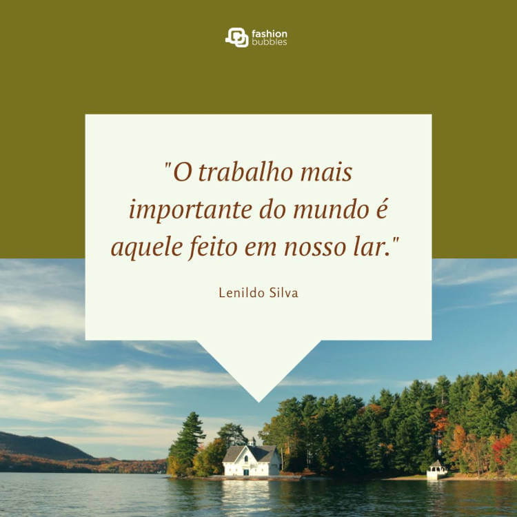 Frases e orações sobre o lar