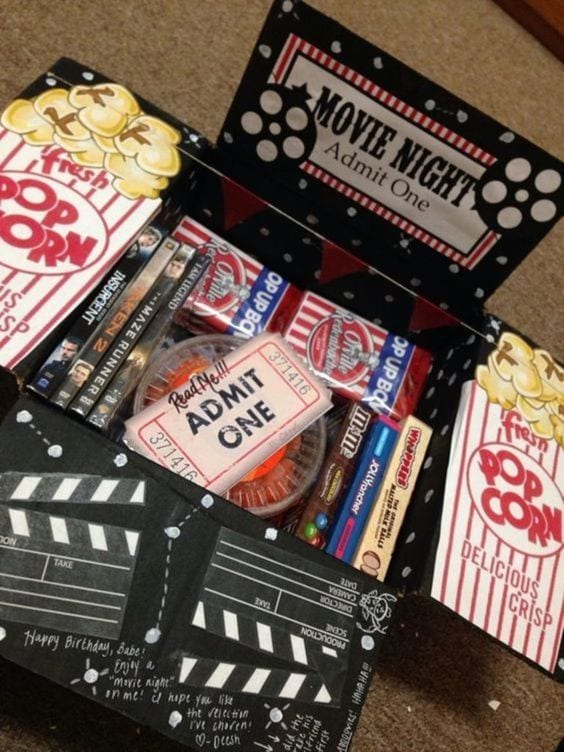 dia dos namorados diy caixa filme