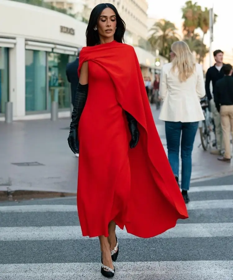 Silvia Braz usando Balenciaga, uma das brasileiras no Festival de Cannes 2026
