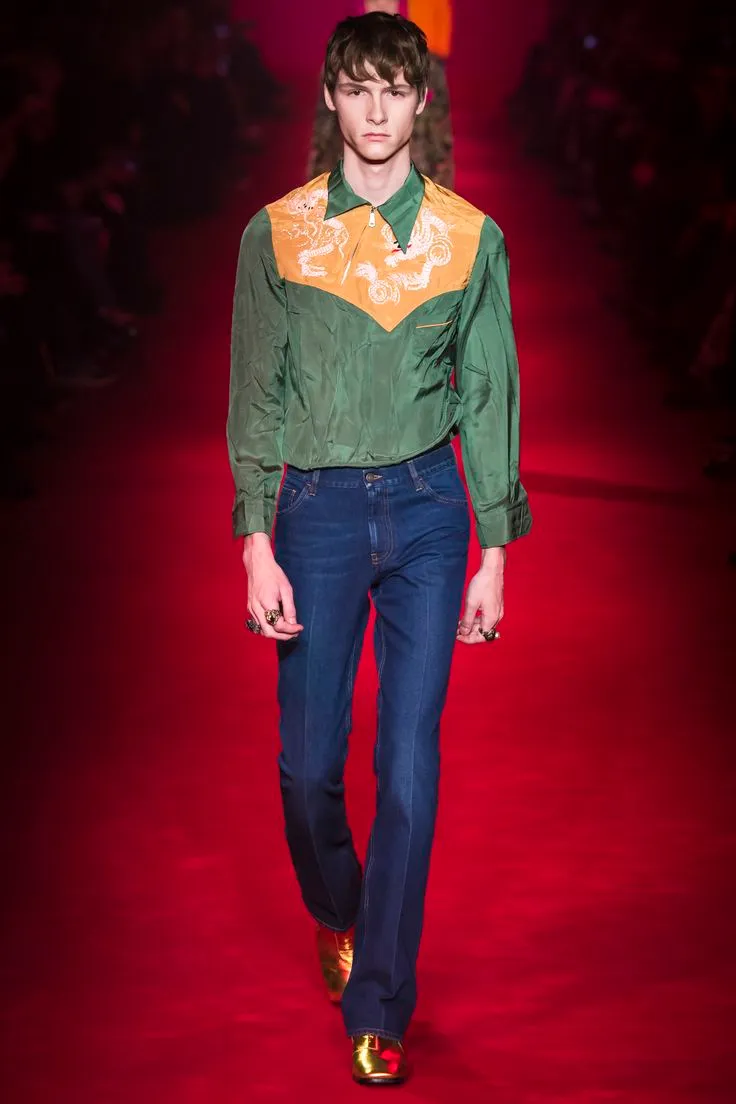 GUCCI estilo country masculino