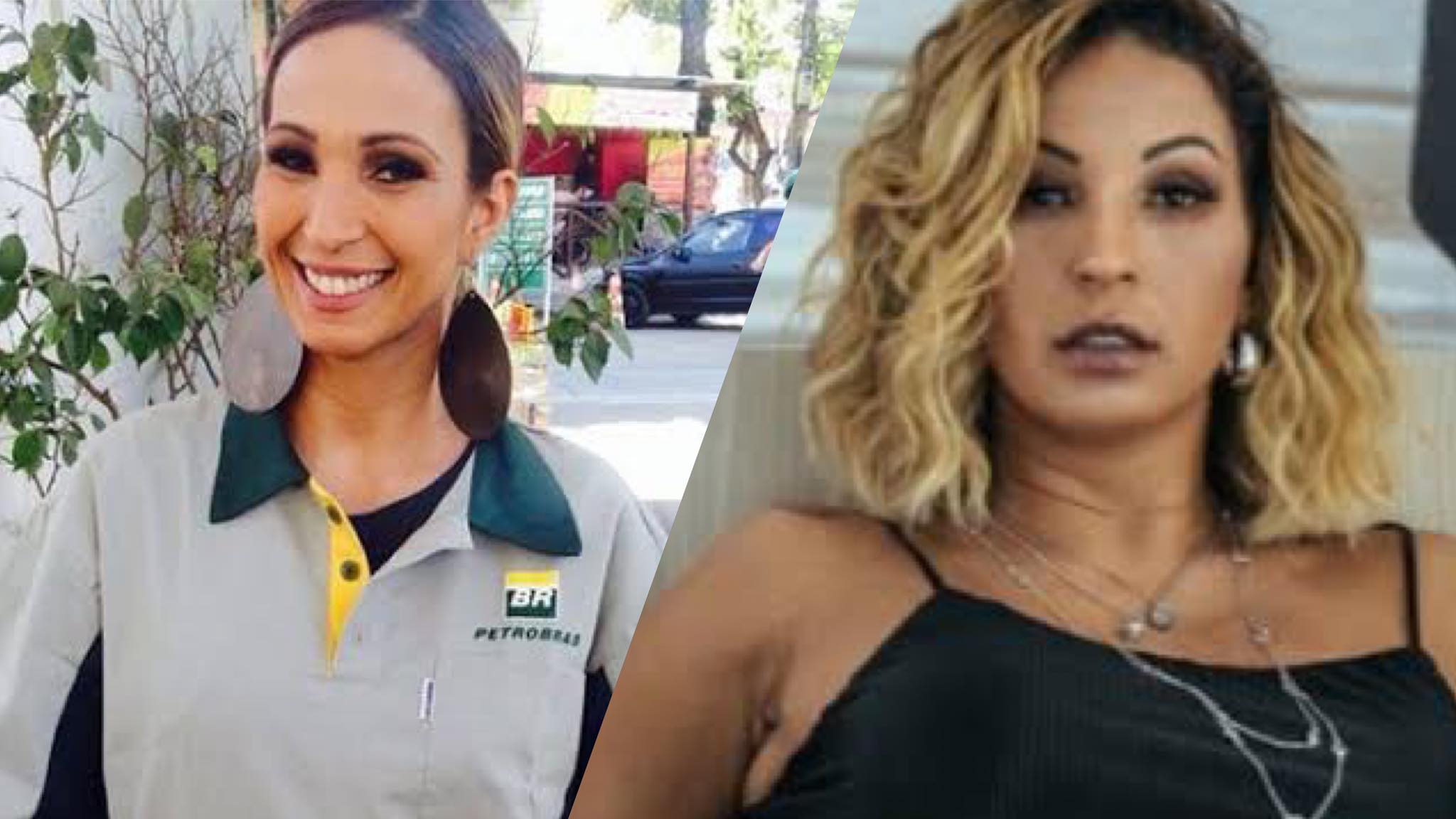 Valesca Popozuda trabalhou em lanchonete, borracharia e em posto de gasolina antes da fama. Agora ela está em A Ilha Record (montagem: Fashion Bubbles)