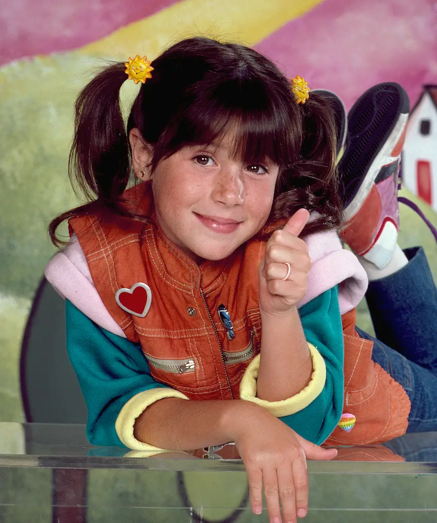 Foto da personagem Punky Brewster nos anos 80.