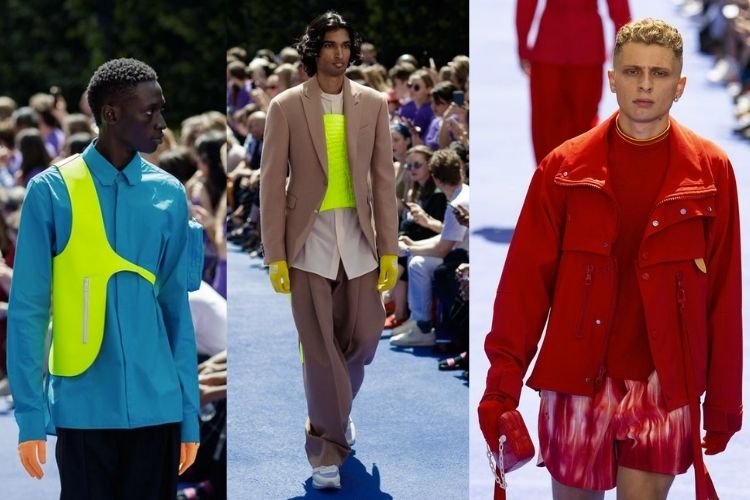 Desfile de estreia de Abloh na Louis Vuitton Desfile de estreia de Abloh na Louis Vuitton
