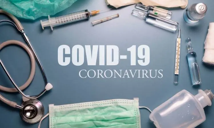 Covid-19 e coronavírus. Utensílios médicos na luta contra o coronavírus.