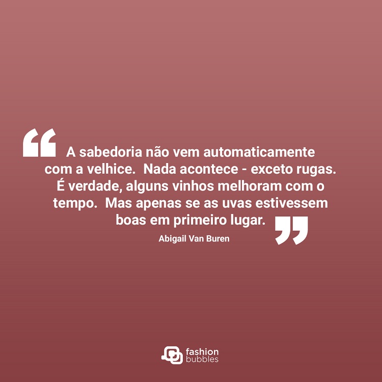 Frase de idoso sobre sabedoria