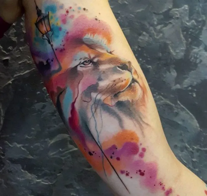 tatoo leão
