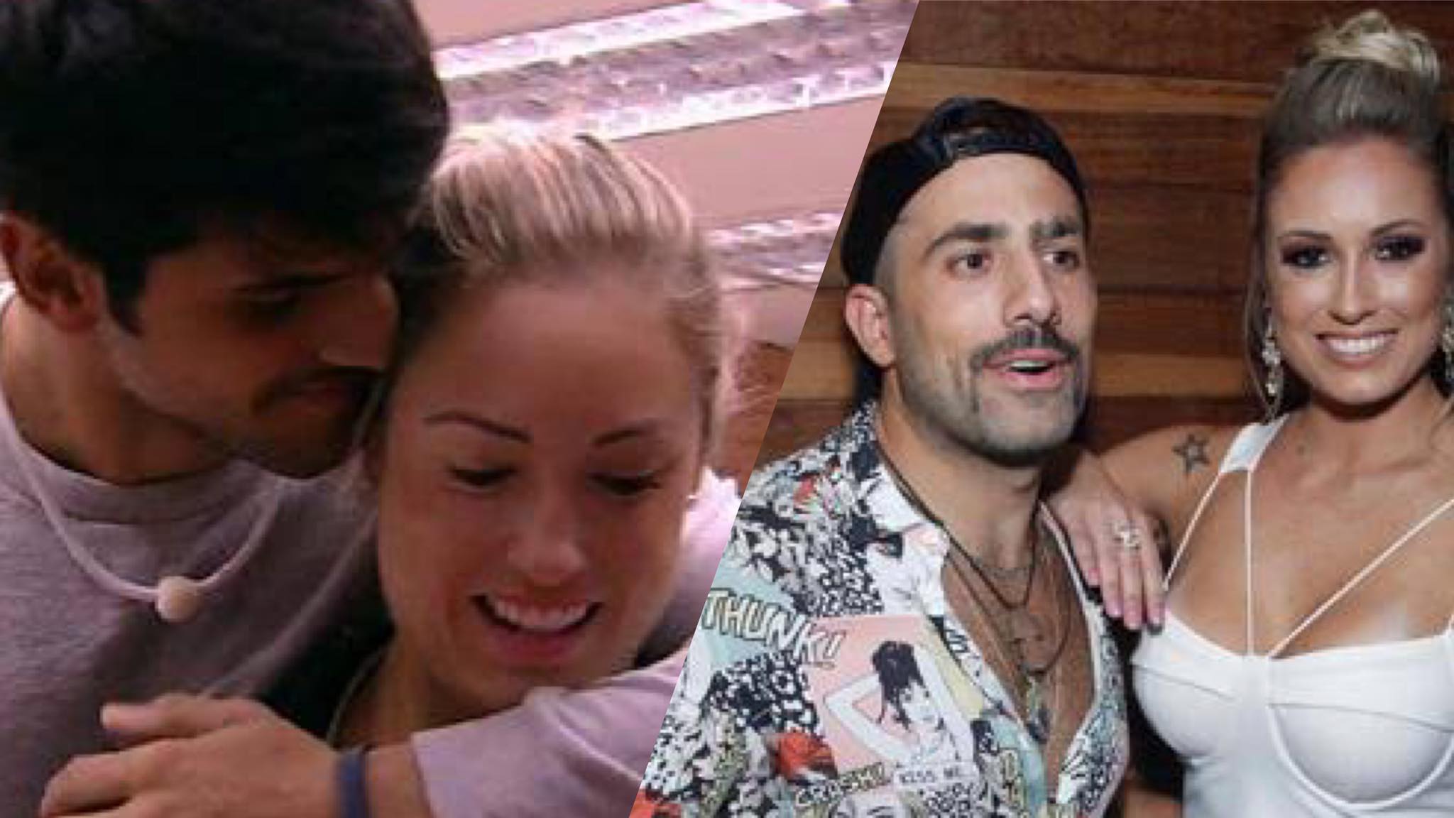 A loira teve dois affair na casa, com Lucas e Kaysar (imagem: reprodução)