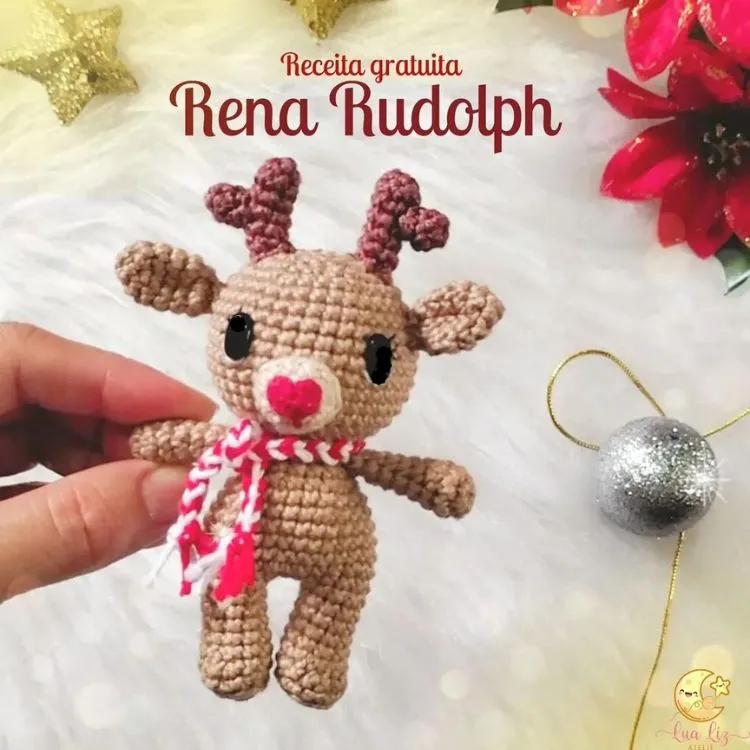 Rena de amigurumi