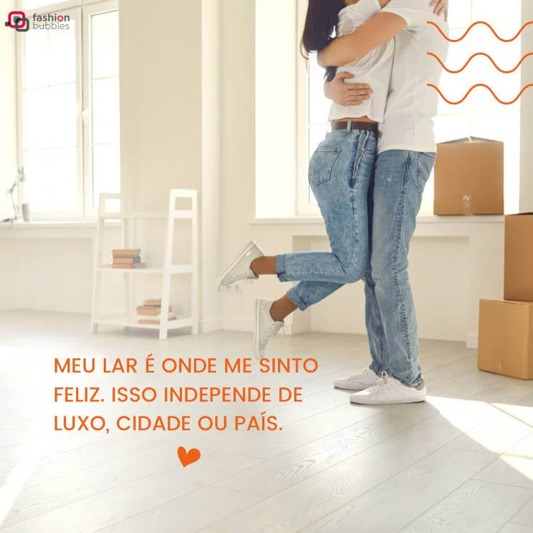 Frase sobre o lar 