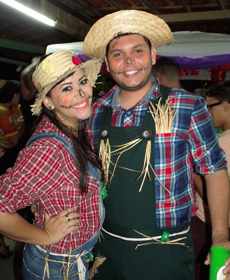 macacão no estilo caipira masculino
