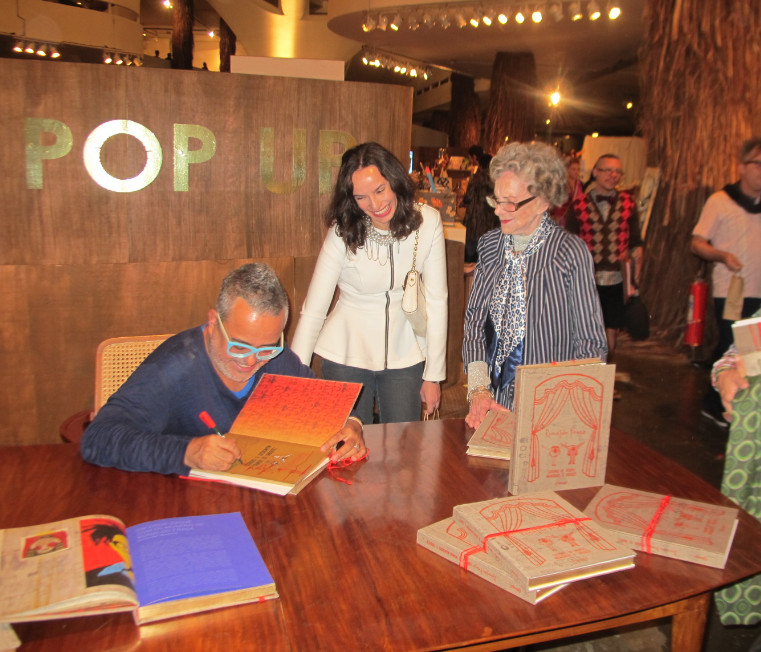 Denise pItta e Ronaldo Fraga na sPFW
