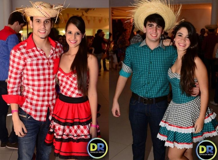 trajes de festa junina para casal