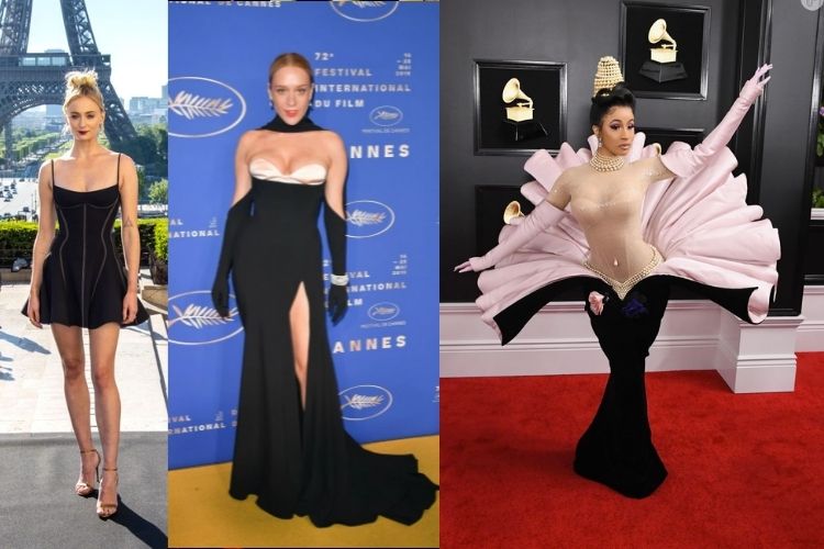 Sophie Turner, Chloe Sevigny e Cardi B usam criações de Mugler Sophie Turner, Chloe Sevigny e Cardi B usam criações de Mugler