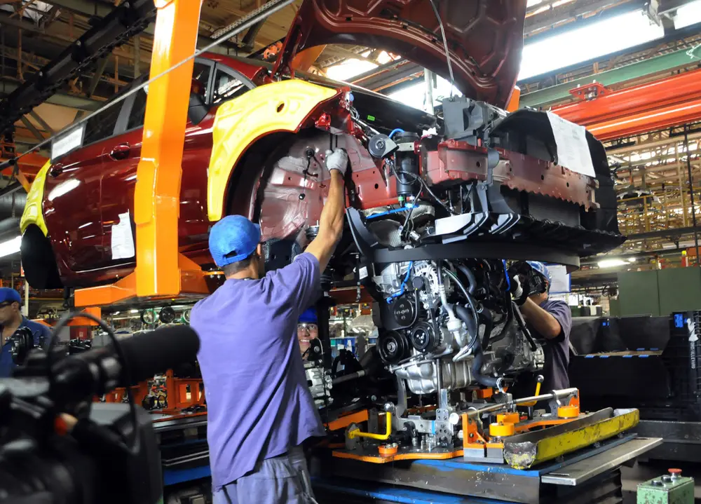 Fábrica da Ford em São Bernardo do Campo - BodyShop16 - Linha de montagem do Ford New Fiesta 1