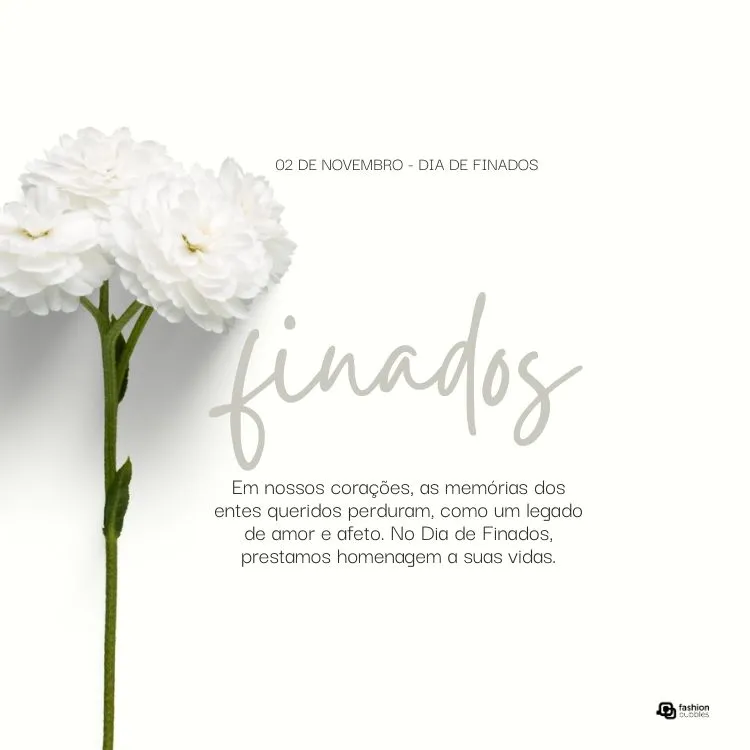 Em nossos corações, as memórias dos entes queridos perduram, como um legado de amor e afeto. No Dia de Finados, prestamos homenagem a suas vidas.