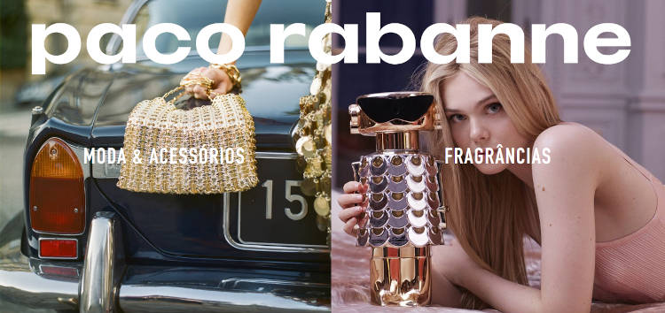 Home do site oficial da Paco Rabanne.