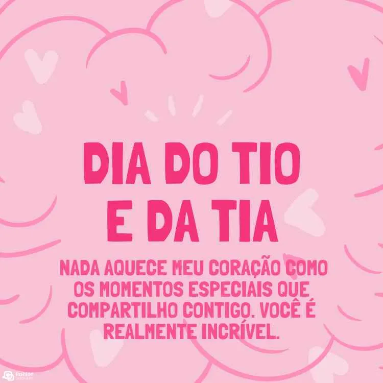  Nada aquece meu coração como os momentos especiais que compartilho contigo, tio. Você é realmente incrível.