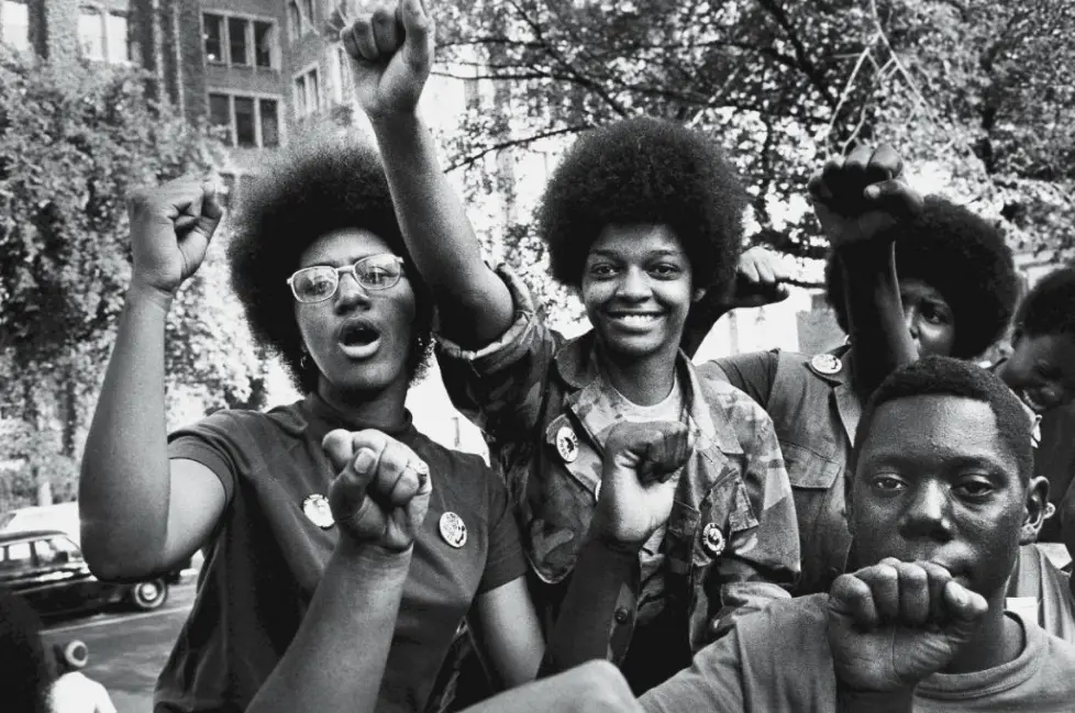Jovens no "Revolutionary People's Party Constitutional Convention", em 1970. 