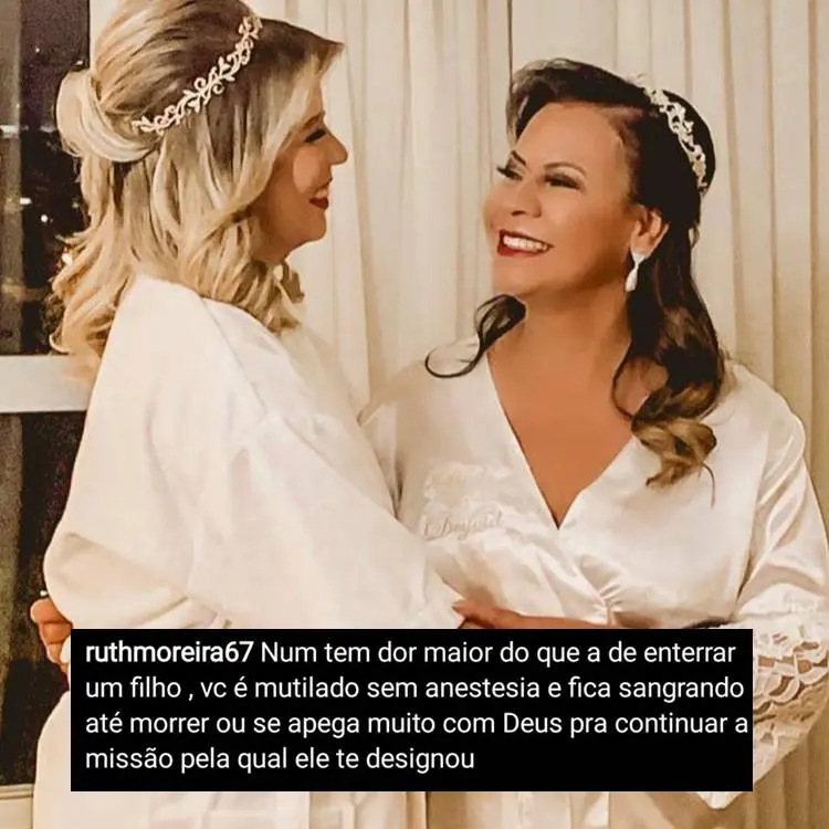 Foto de Ruth e a filha.