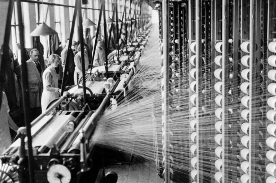 Spinning de Algodão. 