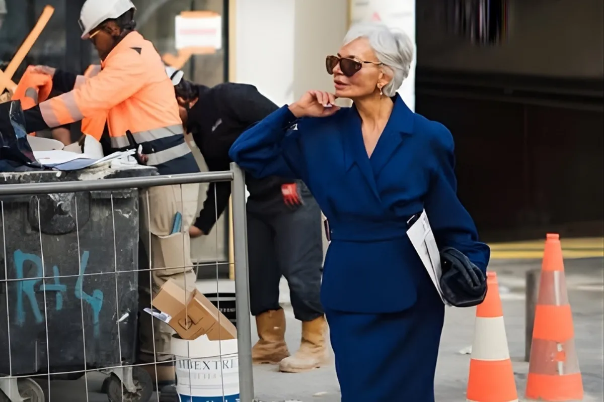 Influencer Grece Ghanem, um exemplo do conceito de envelhecimento NOLT