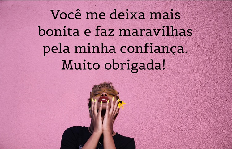 ideia de frases para profissionais da beleza