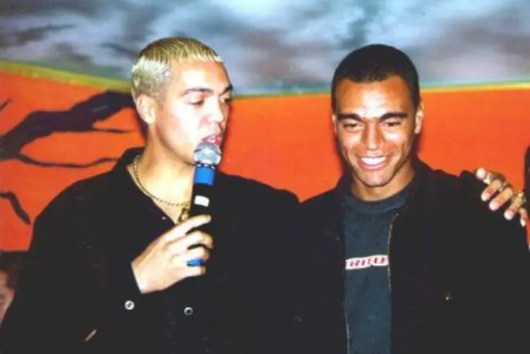 Belo e Denílson.