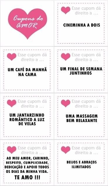 Cupons de Dia dos Namorados