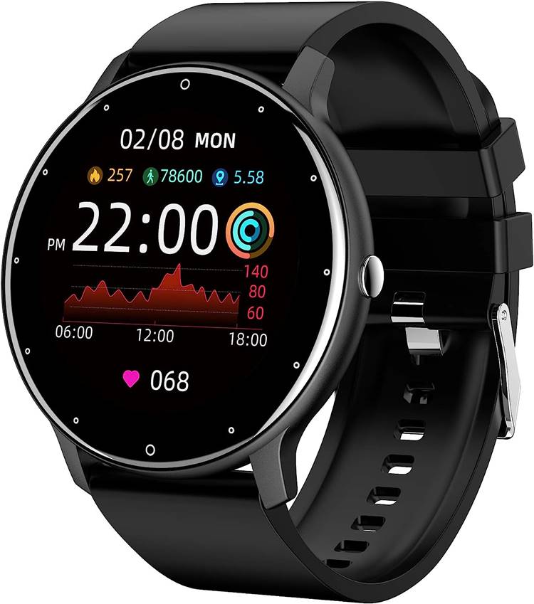 Smartwatch Relógio Inteligente Haiz  marcando data, hora, passos, batimentos e muito mais 