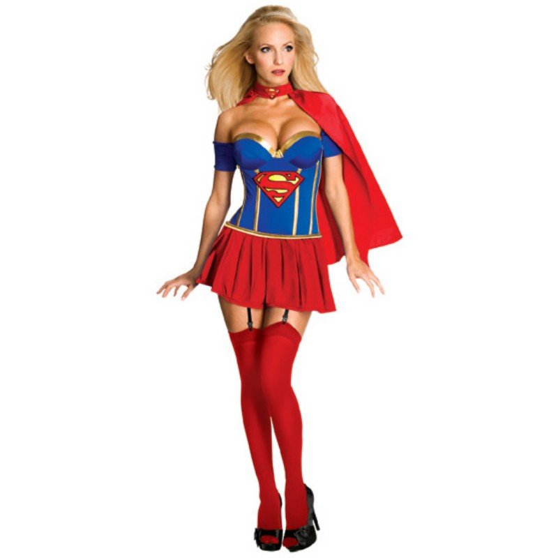 Fantasia sexy super man feminina