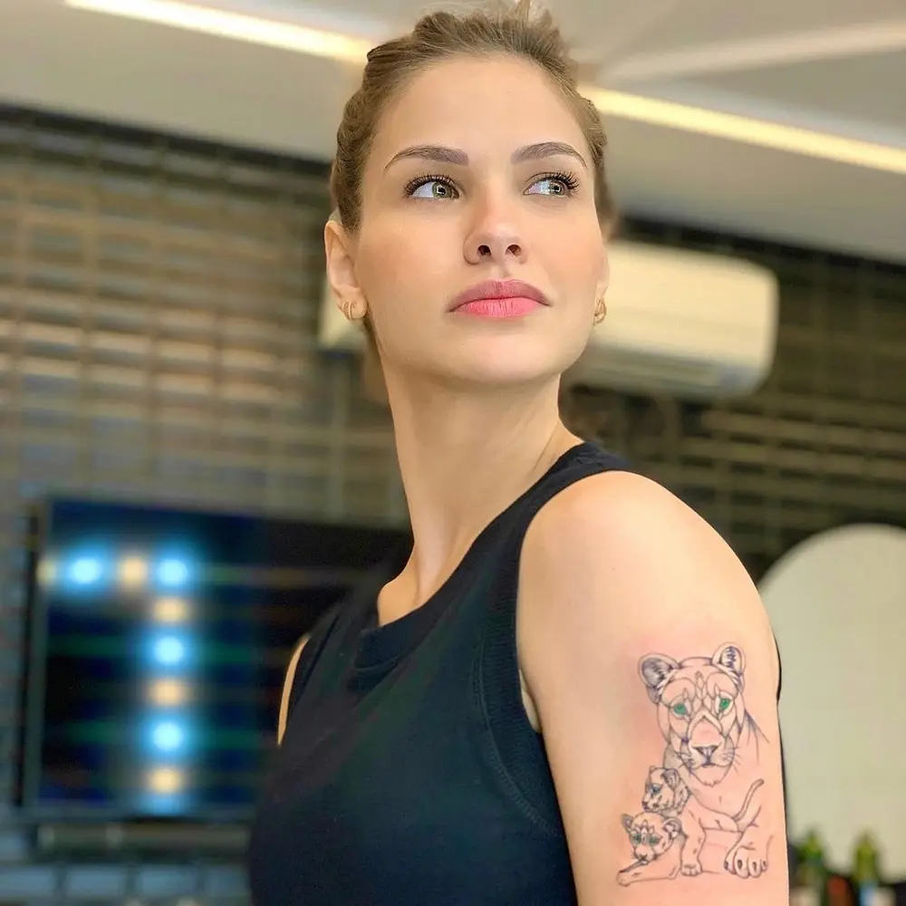 Demonstração de amor de Andressa Suita para Samuel e Gabriel.
