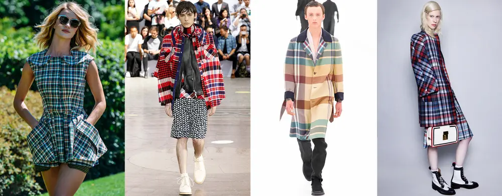 Os looks com o Madras nas semanas de moda em 2016