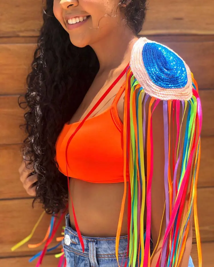 Acessório colorido para carnaval.