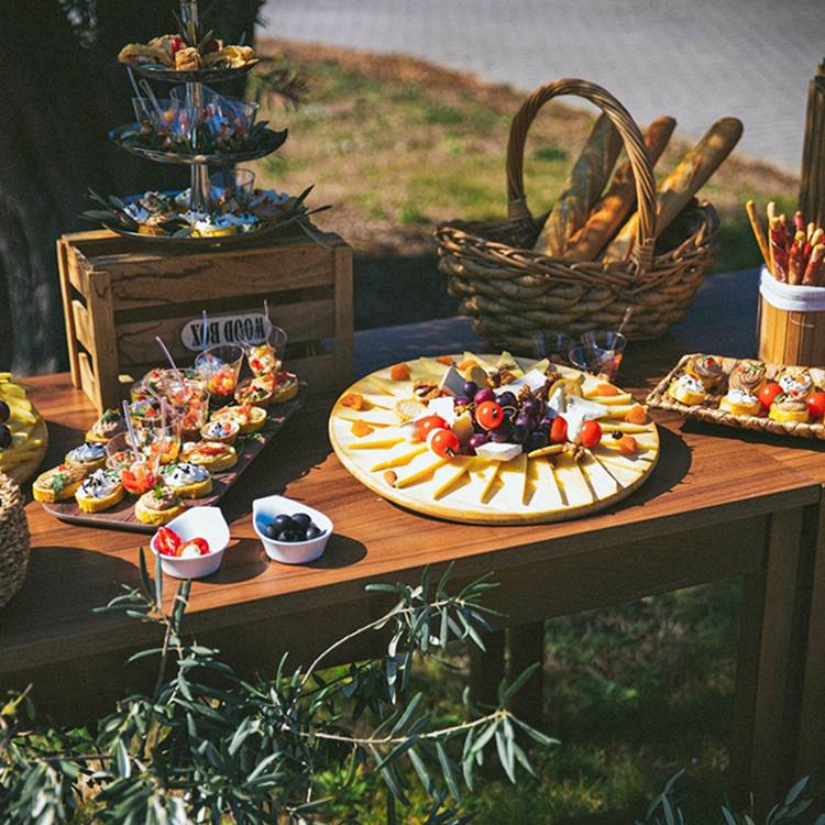 Buffet para casamento pequeno