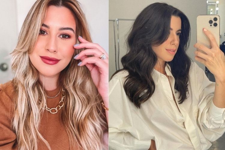 Montagem com fotos de Niina Secrets e Camila Coutinho