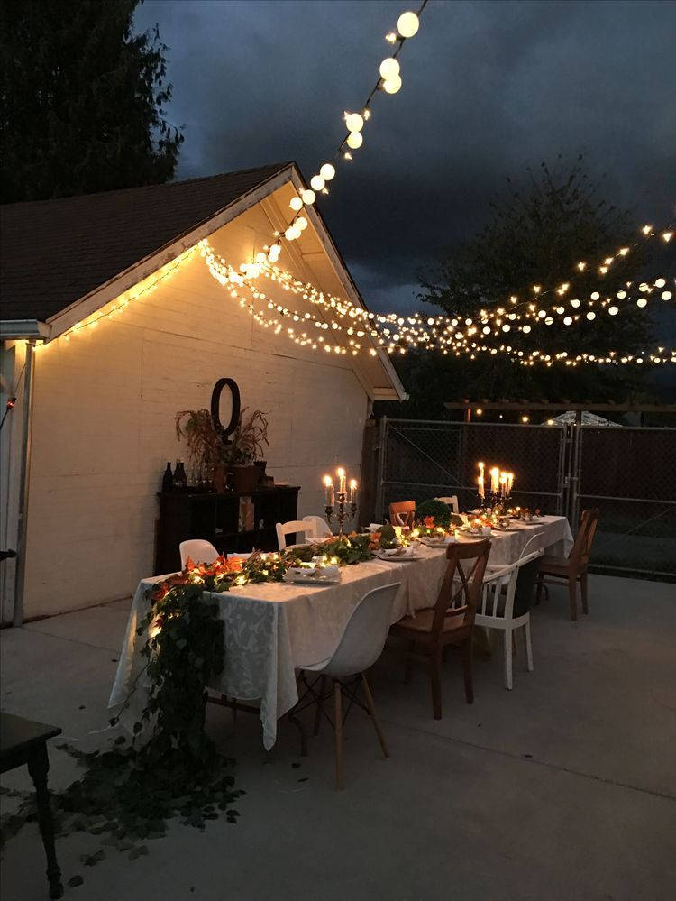 Decoração de um casamento pequeno