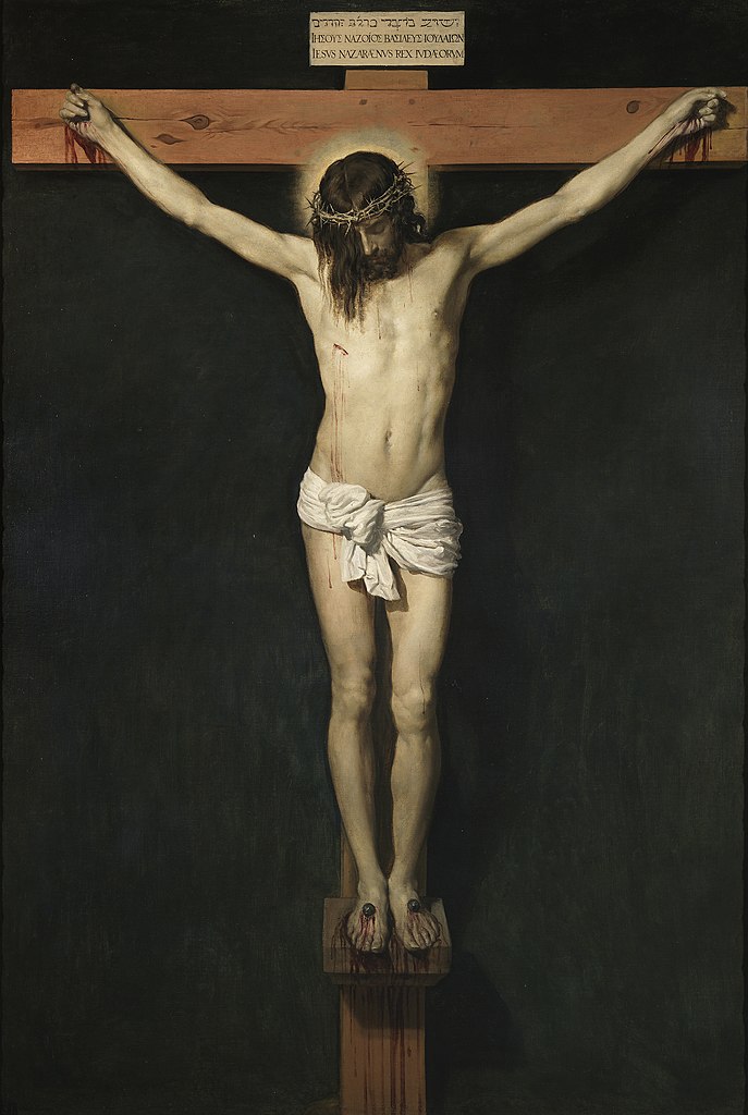 Cristo na Cruz, 1632. Crédito: Diego Velázquez.