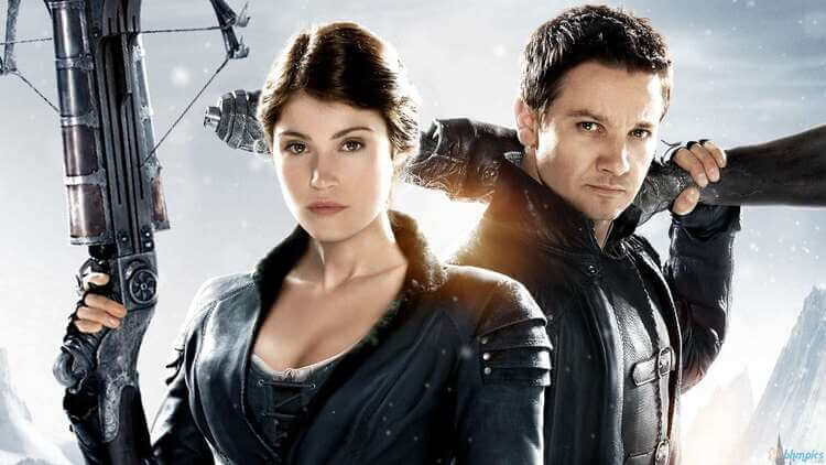 Poster do filme João e Maria: "Caçadores de Bruxas" personagens João e Maria, do longa "João e Maria: Caçadores de Bruxas"