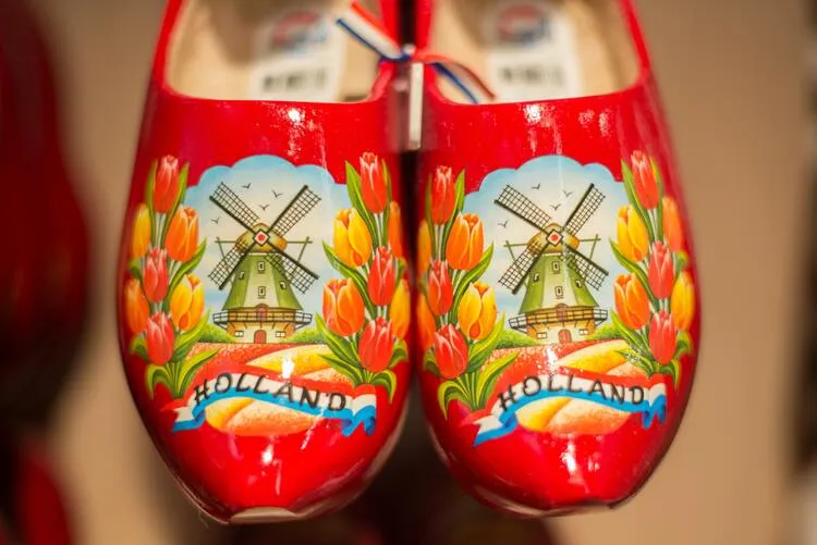 Sapatos típicos da Holanda