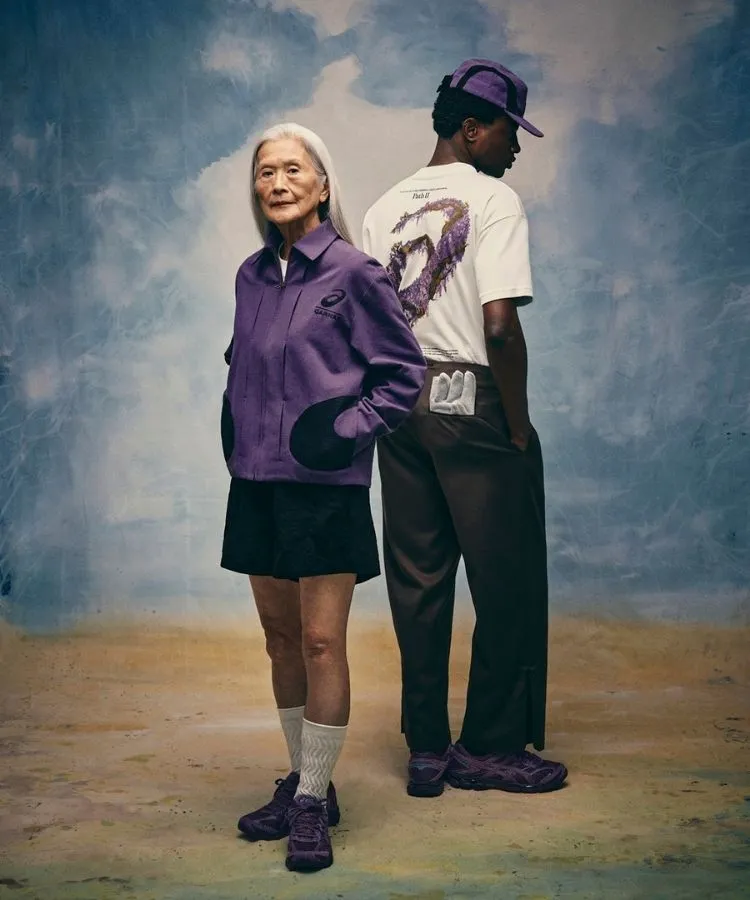 Campanha de Carnan e ASICS,  uma das collabs de moda de agosto de 2026