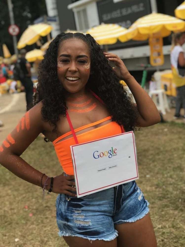 Opção de look para bloco de carnaval