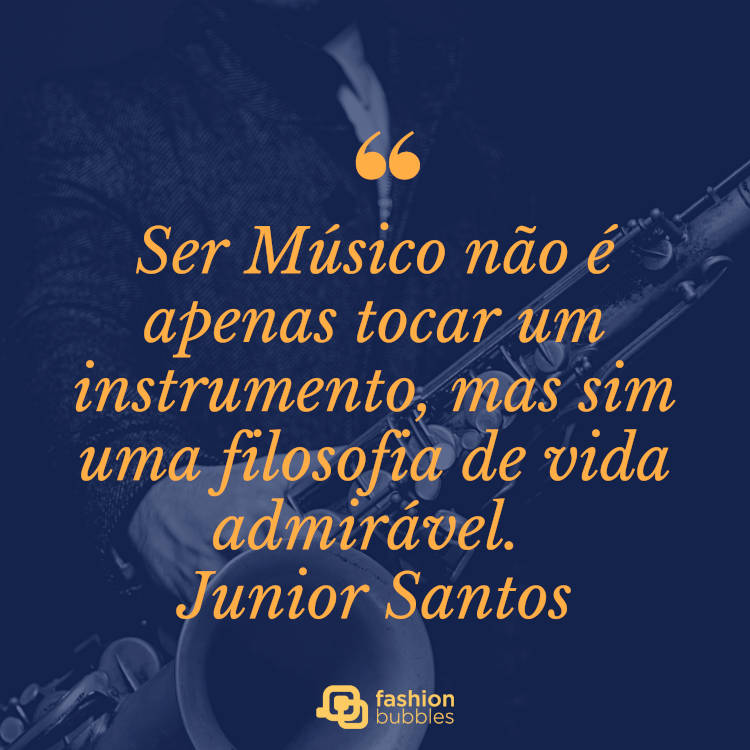 Frase sobre ser músico